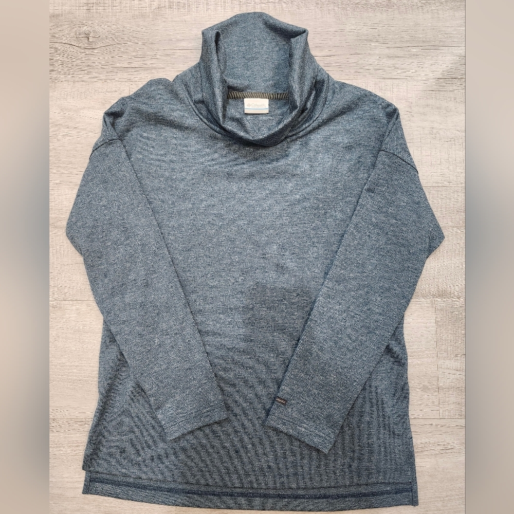 Columbia Women's Holly Hideaway Waffle Cowl-Neck Pullover XS